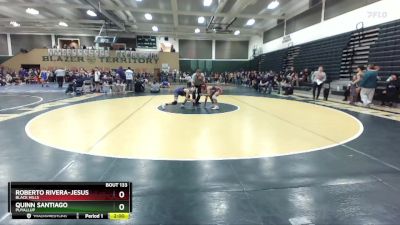 113 lbs Quarterfinal - Quinn Santiago, Puyallup vs Roberto Rivera-Jesus, Black Hills