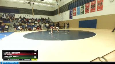 138 lbs Semifinal - Jayson Bonnett, Mt. Spokane vs Dawson Bailey, Clarkston