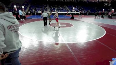 120 lbs Round Of 64 - Jaycie Carroll, Burlington vs Peter Rincan, Billerica