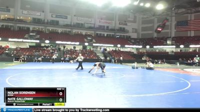 132 lbs Champ. Round 1 - Nate Galloway, Rocky Mountain vs Nolan Sorensen, Boise