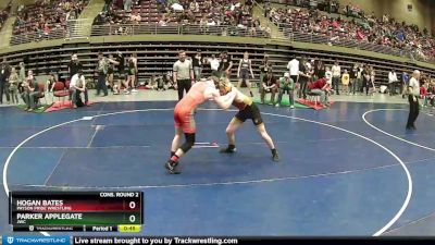 139 lbs Cons. Round 2 - Parker Applegate, JWC vs Hogan Bates, Payson Pride Wrestling