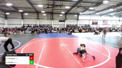 58 lbs Quarterfinal - Uriah Julio Ornelas, Desert Dogs WC vs Gracie Mullis, Wrecking Crew