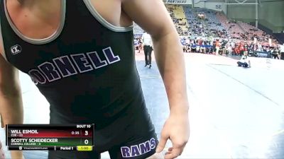 174 lbs Quarters & 1st Wb (16 Team) - Brian Petry, Cornell College vs LJ Richardson, Coe