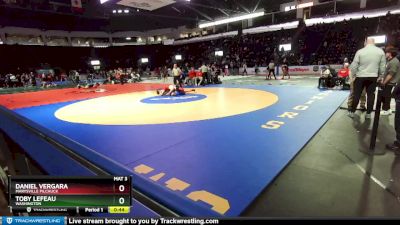 175 lbs Cons. Round 1 - Daniel Vergara, Marysville Pilchuck vs Toby Lefeau, Washington