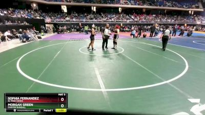 5A 152 lbs 5th Place Match - Sophia Fernandez, El Paso Hanks vs Morgan Green, Canyon Randall