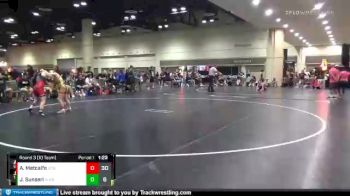 107 lbs Round 3 (10 Team) - Akane Metcalfe, SD Heat vs Jaelynn Sunseri, The Angels