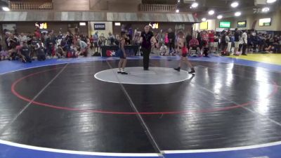 31 kg Quarters - Xander Edstrom, Upper Valley Aces Wresstling vs Joshua Delfin, Lion Of Judah Wrestling Academy