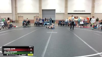 92 lbs Round 1 (6 Team) - Kellen Schoeff, Contenders WA vs Cooper Saine, Team Minion