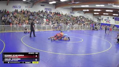 285 lbs 3rd Place Match - Dominic Echeverria, Hermiston Wrestling vs Miguel Navarro, McDaniel High School