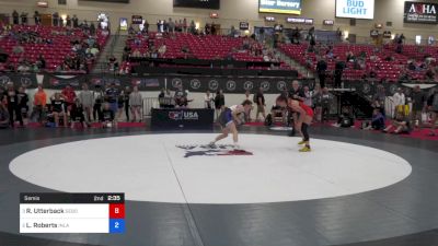 110 lbs Semis - Reanah Utterback, Sebolt Wrestling Academy vs Libby Roberts, Inland Northwest Wrestling Training Center