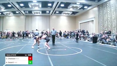 116 lbs Consi Of 16 #2 - Chloe Chaisson, West Coast WC vs Adrina Gazard, Threshold WC