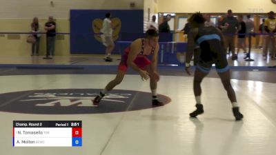 57 lbs Champ. Round 2 - Nathan Tomasello, TMWC/ OHIO RTC vs Anthony Molton, Buies Creek Wrestling Club