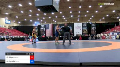 82 kg Semis - Courtney Myers, Army (WCAP) vs Geordan Speiller, Florida Jets