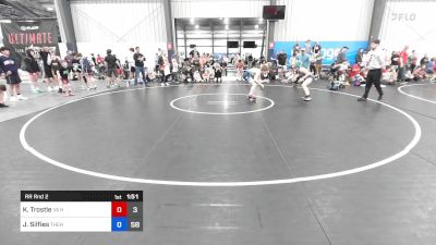 110 lbs Rr Rnd 2 - Kylee Trostle, VA Hammers vs Jack Silfies, The Hunt Wrestling Club