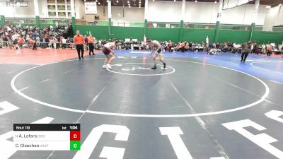 160 lbs Round Of 64 - Anthony Lofaro, Ossining vs Charlie Olaechea, Hauppauge