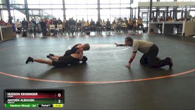 115 lbs Cons. Round 3 - Hayden Albaugh, Wrath vs Hudson Kensinger, LMWC