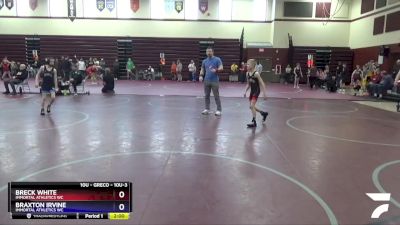 10U-3 lbs Round 2 - Breck White, Immortal Athletics WC vs Braxton Irvine, Immortal Athletics WC