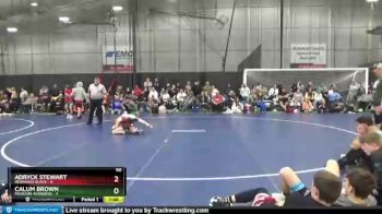 90 lbs Semis & 1st Wrestleback (8 Team) - Adryck Stewart, Nebraska Black vs Calum Brown, Missouri Avengers
