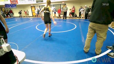 98 lbs Rr Rnd 1 - Gracie Majors, Grove Takedown Club vs Birdie Wieden, Coweta Tiger Wrestling