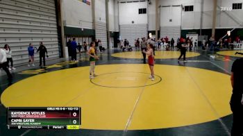 102-112 lbs Cons. Round 2 - Kaydence Voyles, West Point Wrestling Club vs Capri Sayer, 308 Wrestling Academy
