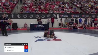 70 kg Cons 8 #2 - Joshua Reyes, Oregon vs Deondre Wilson, Legends Of Gold Wrestling