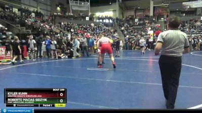 Round 3 - Kyler Kuhn, Greater Heights Wrestling-AAA vs Roberto Macias Sidzyik, MWC Wrestling Academy