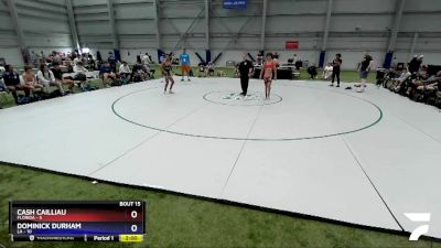 106 lbs Placement Matches (8 Team) - Cash Cailliau, Florida vs Dominick Durham, LA