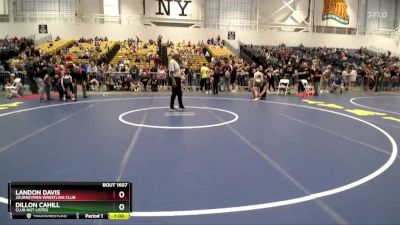 75 lbs Cons. Round 3 - Dillon Cahill, Club Not Listed vs Landon Davis, Journeymen Wrestling Club