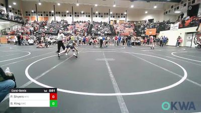 76 lbs Consolation - Pete Shyers, Miami Takedown Club vs Boston King, Salina Wrestling Club