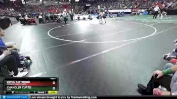 D2-132 lbs Quarterfinal - Chandler Curtis, Lodi vs Owen Seffrood, Darlington/Bl. Hawk