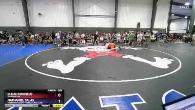 285 lbs Cons. Round 1 - Elijah Mayfield, Washington vs Nathaniel Salas, Thurston County Wrestling Club