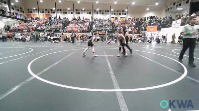 64 lbs Consi Of 8 #2 - Byntlee Coffey, Wagoner Takedown Club vs Jayce Dixon, Vinita Kids Wrestling