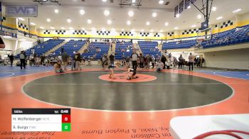 55 lbs Final - Hagan Wolfenberger, Keystone Kids vs Savina Burgo, Team Tulsa Wrestling Club