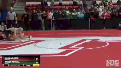 120 lbs Quarterfinal - Kaiden Powell, Paola vs Julio Aguirre, Rose Hill