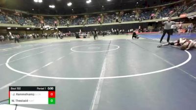 157 lbs Champ. Round 1 - Julian Rammelkamp, Glenwood vs Waylon Theobald, Huntley