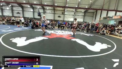 150 lbs Champ. Round 2 - Joseph Lopez, CA vs Wyatt Crosby, WA