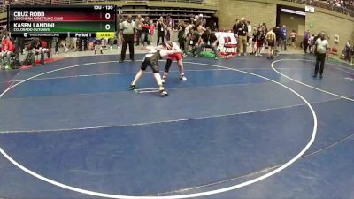 120 lbs Quarterfinal - Cruz Robb, Longhorn Wrestling Club vs Kasen Landini, Colorado Outlaws