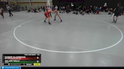 215 lbs Cons. Round 4 - Zander Glazebrook, Big Game Wrestling Club vs Walker Walls, Texas