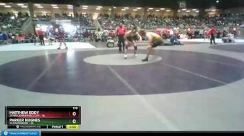 170 lbs Quarterfinals (8 Team) - Parker Hughes, 3A Harrisburg vs Matthew Eddy, 3A Willamina/Falls City