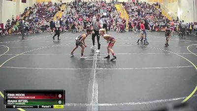 70 lbs Quarterfinal - Finn Moon, Team Bear Wrestling Club vs Isaiah Ritzel, Mighty Warriors