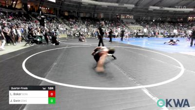 67 lbs Quarterfinal - Leo Baker, Scrap Yard Training vs Jacob Gwin, Coweta Tiger Wrestling