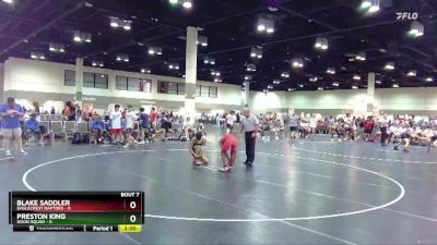 106 lbs Round 3 (6 Team) - Blake Saddler, Eaglecrest Raptors vs Preston King, Goon Squad