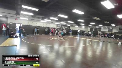 106 lbs Cons. Round 4 - Shane Ito, La Costa Canyon vs Merrick Blackston, Centennial (Corona)