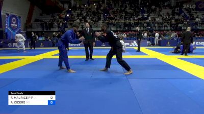 FRANCOIS MAURICE P P vs ANGEL CICERO 2024 European Jiu-Jitsu IBJJF Championship