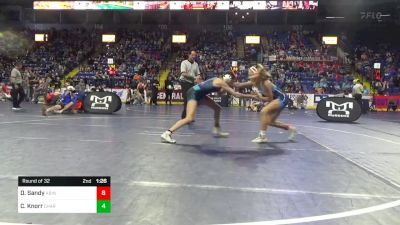 96 lbs Round Of 16 - Kyleigh Ficks, Milton vs Riley Karwowski, Valley View