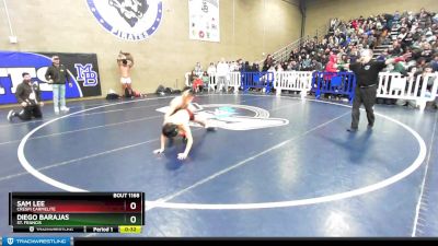 106 lbs Cons. Round 6 - Sam Lee, Crespi Carmelite vs Diego Barajas, St. Francis