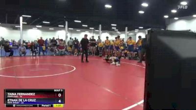 125 lbs Semis & 1st Wrestleback (8 Team) - Taina Fernandez, Maryland vs Ethan De La Cruz, New Jersey