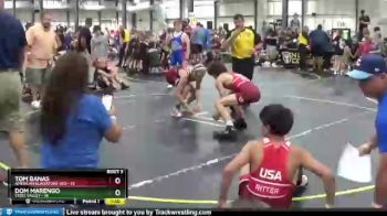 112 lbs Round 1 (6 Team) - Tom Banas, American Gladiators-Red vs Dom Marengo, Steel Valley