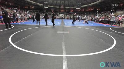 83 lbs Quarterfinal - Ensley Luxton, Bartlesville Wrestling Club vs Parker McSperitt, Geary Youth Wrestling