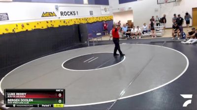 132 lbs Cons. Semi - Bergen Doolen, WAR Wrestling Club vs Luke Reddy, Built By Brunson